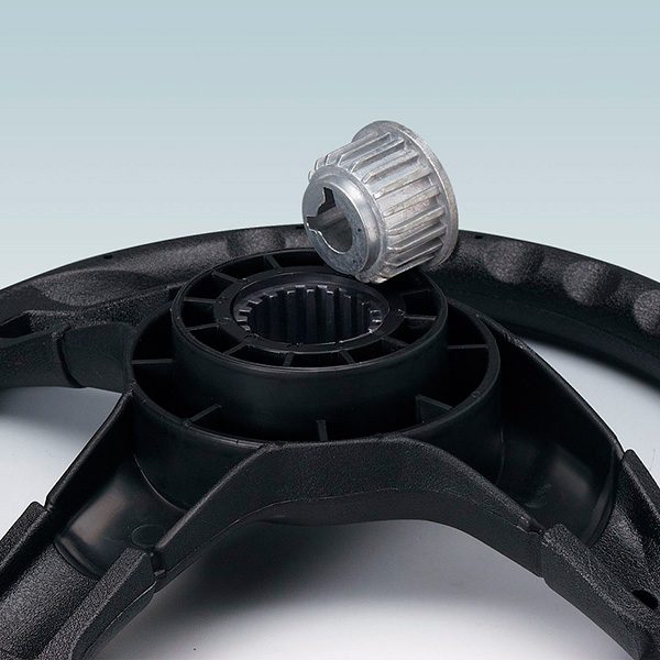 TAPA Y CENTRO P/ VOLANTES UFLEX V60 (CONJUNTO)