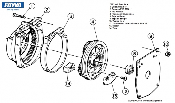 MECANISMO SIMPLE FVC 3000 - Imagen 3