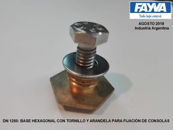 BASE IZQUIERDA C/TORNILLOS P/CONSOLA O BUTACA