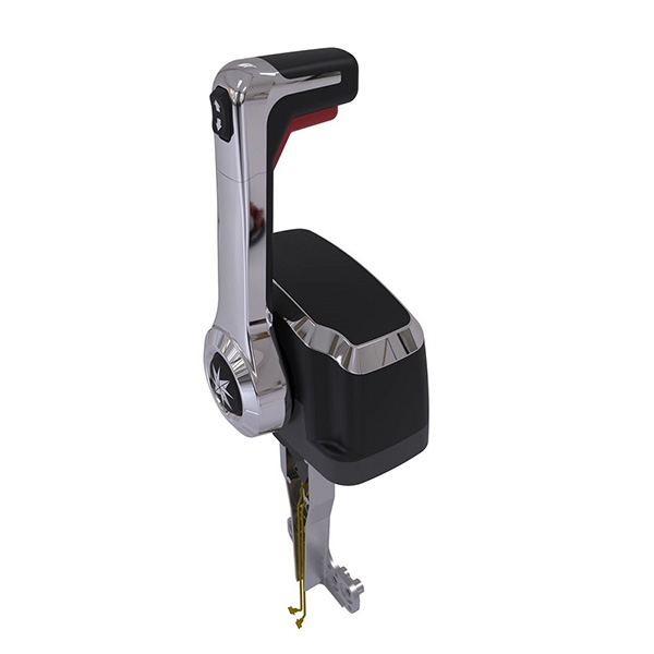 CAJA CONTROL 1 PALANCA CROMADA C/ INTERLOCK TRIM TILT
