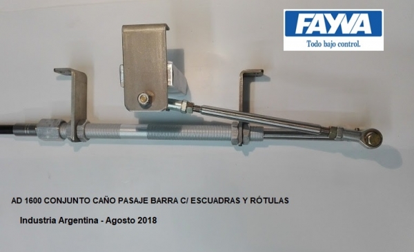 CONJUNTO CAÑO PASAJE BARRA C/ ESCUADRAS - Imagen 3
