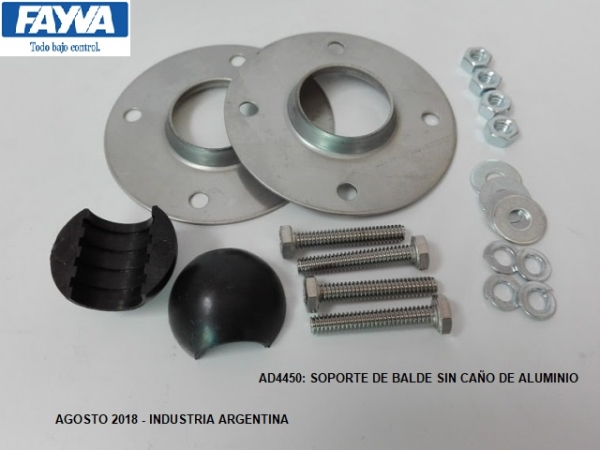 SOPORTE DE BALDE SIN CAÑO