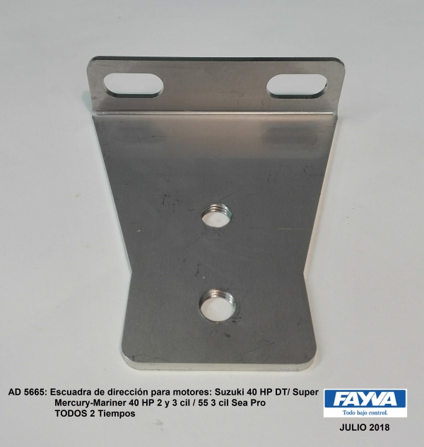 ESCUADRA MERC/MAR 40 2y3cil/55 3cil HP - SUZ 40 SUPER-DT y OIL P/DIRECCION