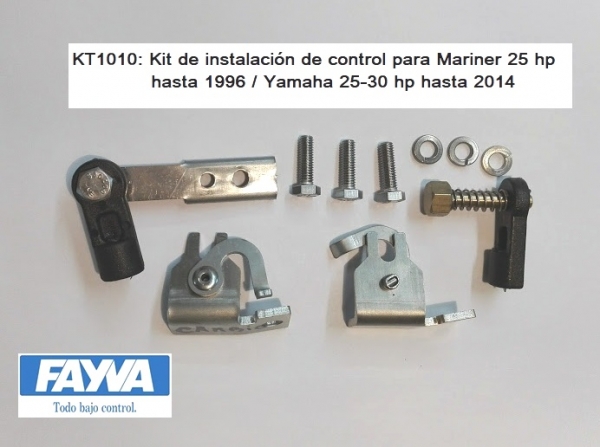 KIT YAMAHA-MARINER 25/30 HP P/INST.CONTROL REMOTO